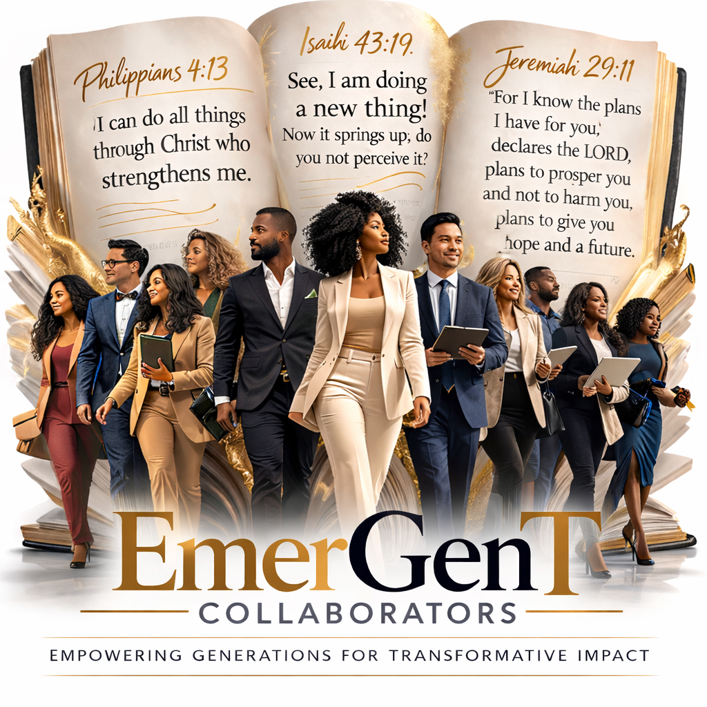 diverse people walk out of bible with scriptures on it.